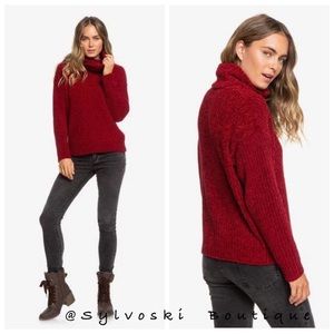 🔥 Roxy Women's Velvet Morning Sweater NWT